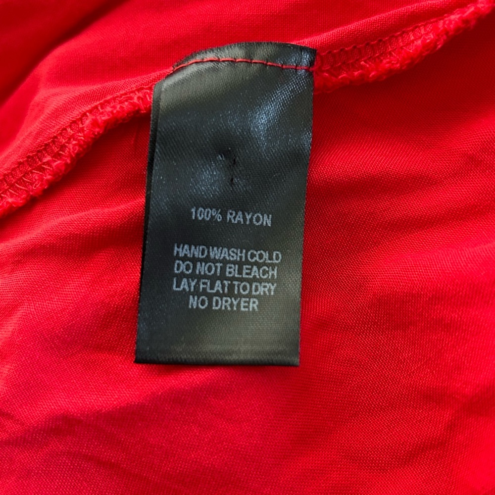 Lulus Red And Multi Colored Print Sleeveless Dres… - image 6